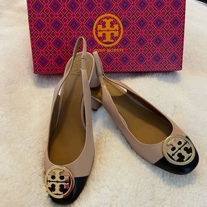 TORY BURCH Leather Heel Pump